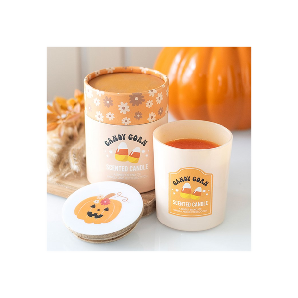 Candy Corn Vanilla and Butterscotch Candle