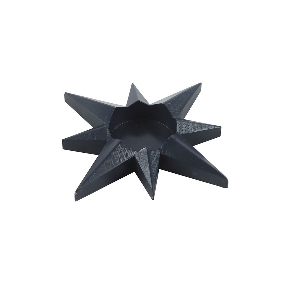 Navy Star Tealight Candle Holder