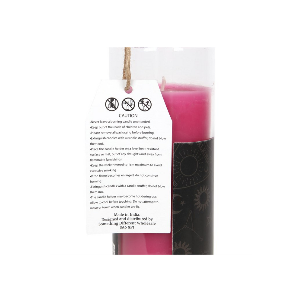 Floral ’Friendship’ Spell Tube Candle