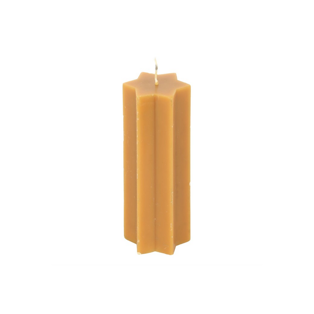 Gold Starry Night Star Shaped Taper Candle