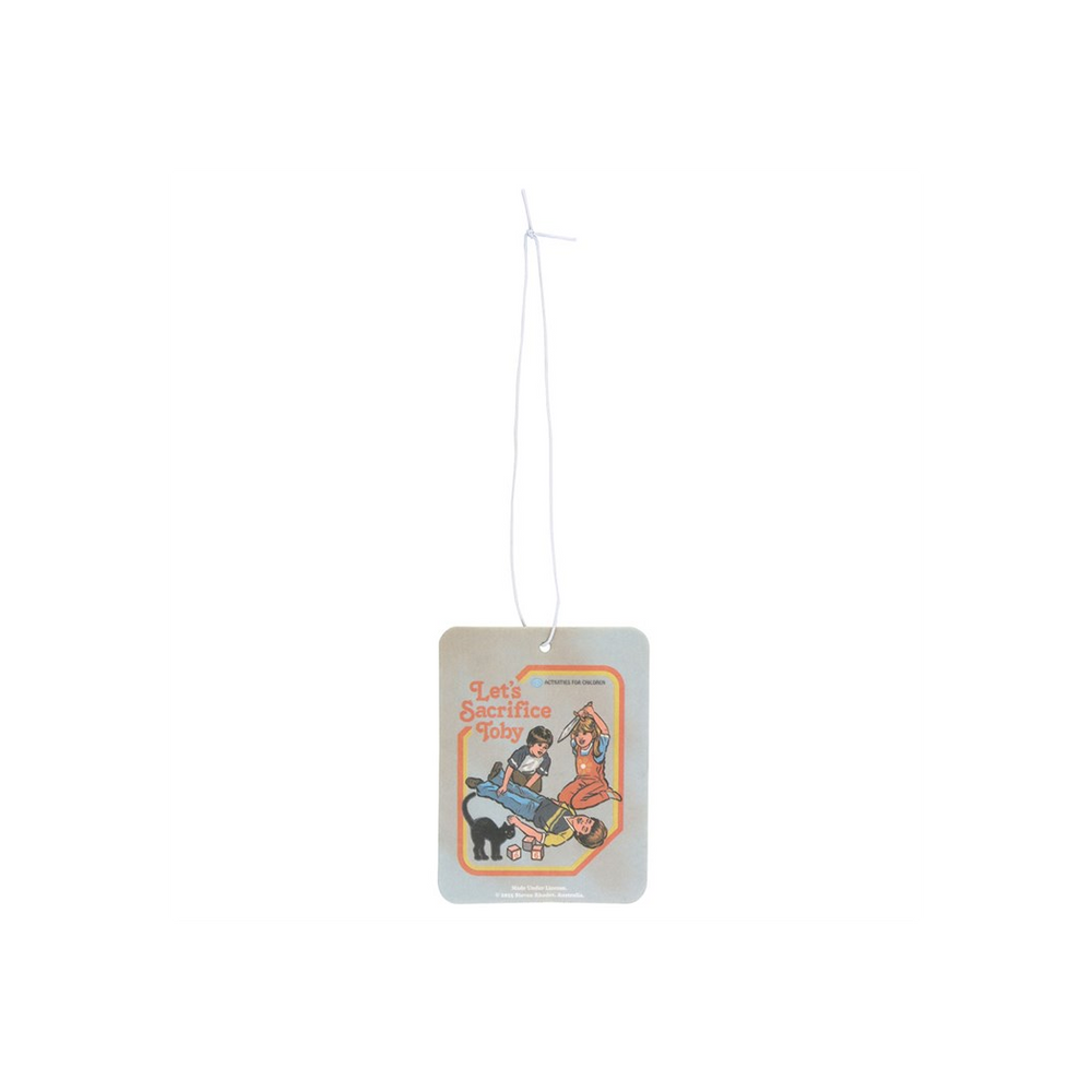 Let’s Sacrifice Toby Vanilla Air Freshener by Steven Rhodes