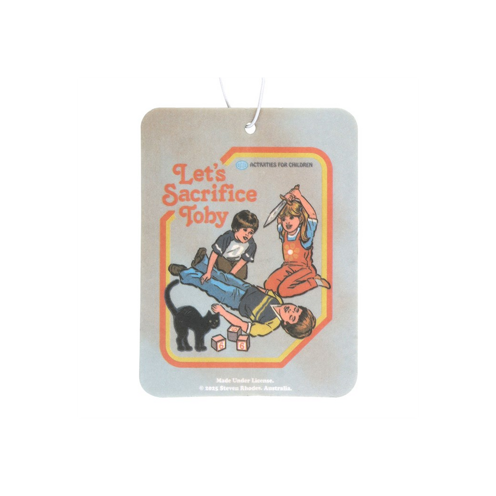 Let’s Sacrifice Toby Vanilla Air Freshener by Steven Rhodes