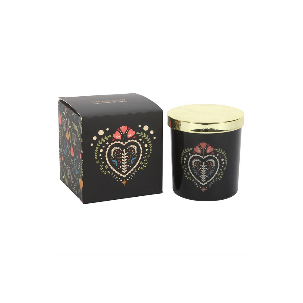 Midnight Bloom Black French Tulip Scented Candle