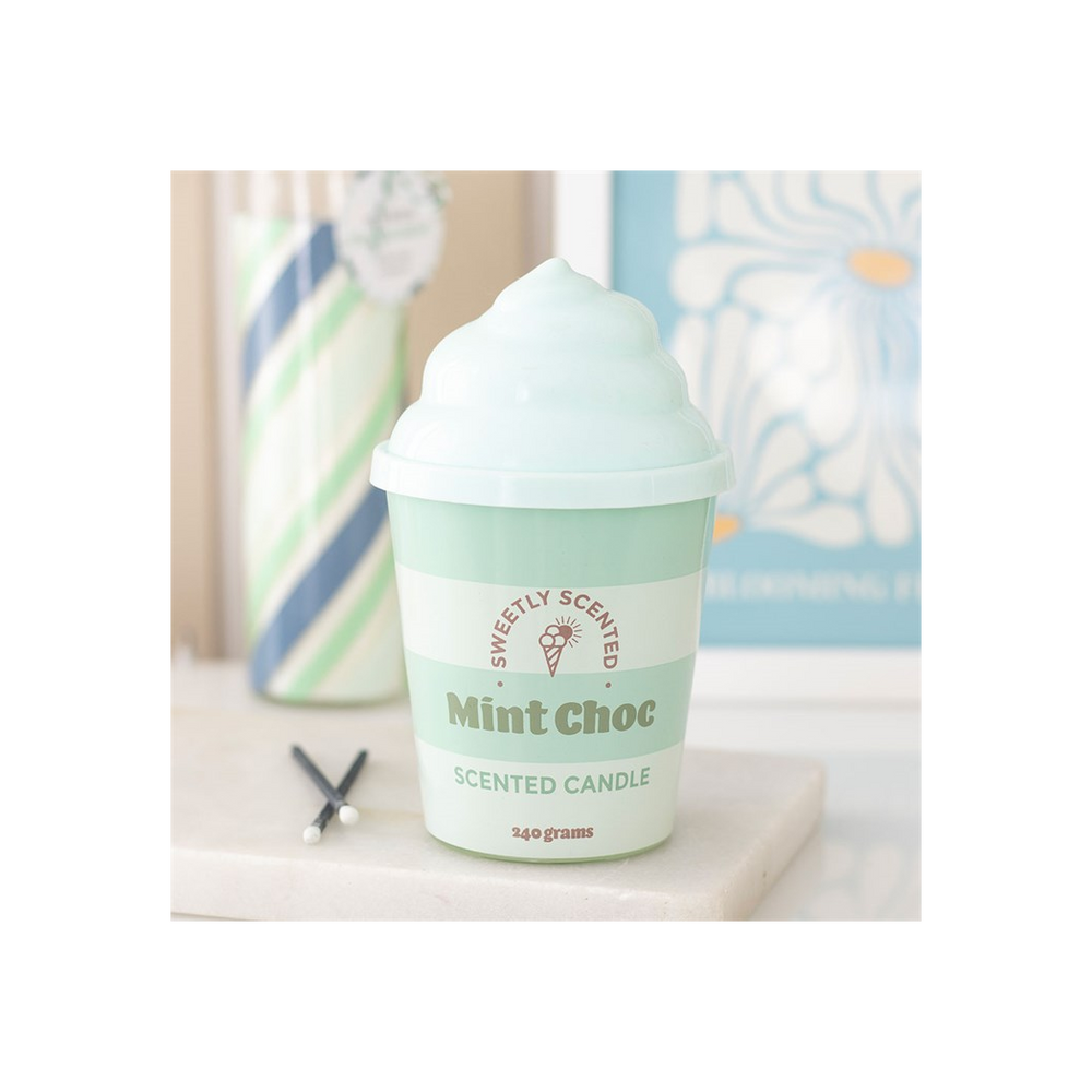 Mint Choc Ice Cream Scented Candle