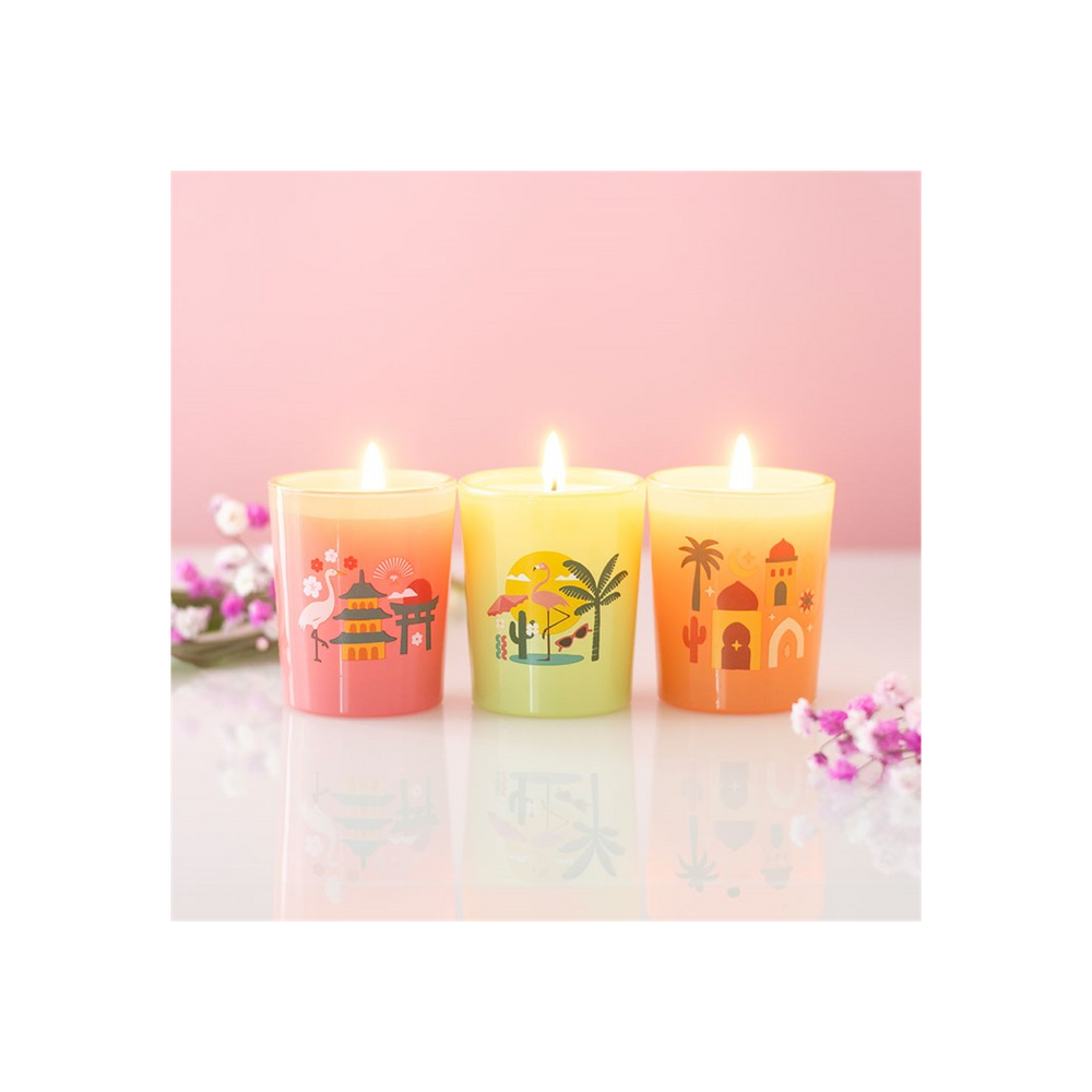 Scents Around the World Scented Candle Trio