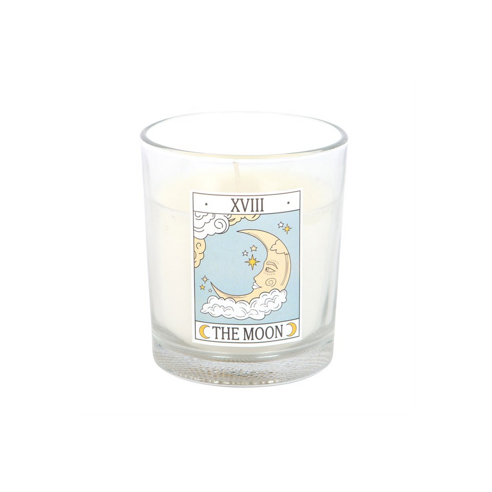 The Moon Vintage Tarot Vanilla Candle