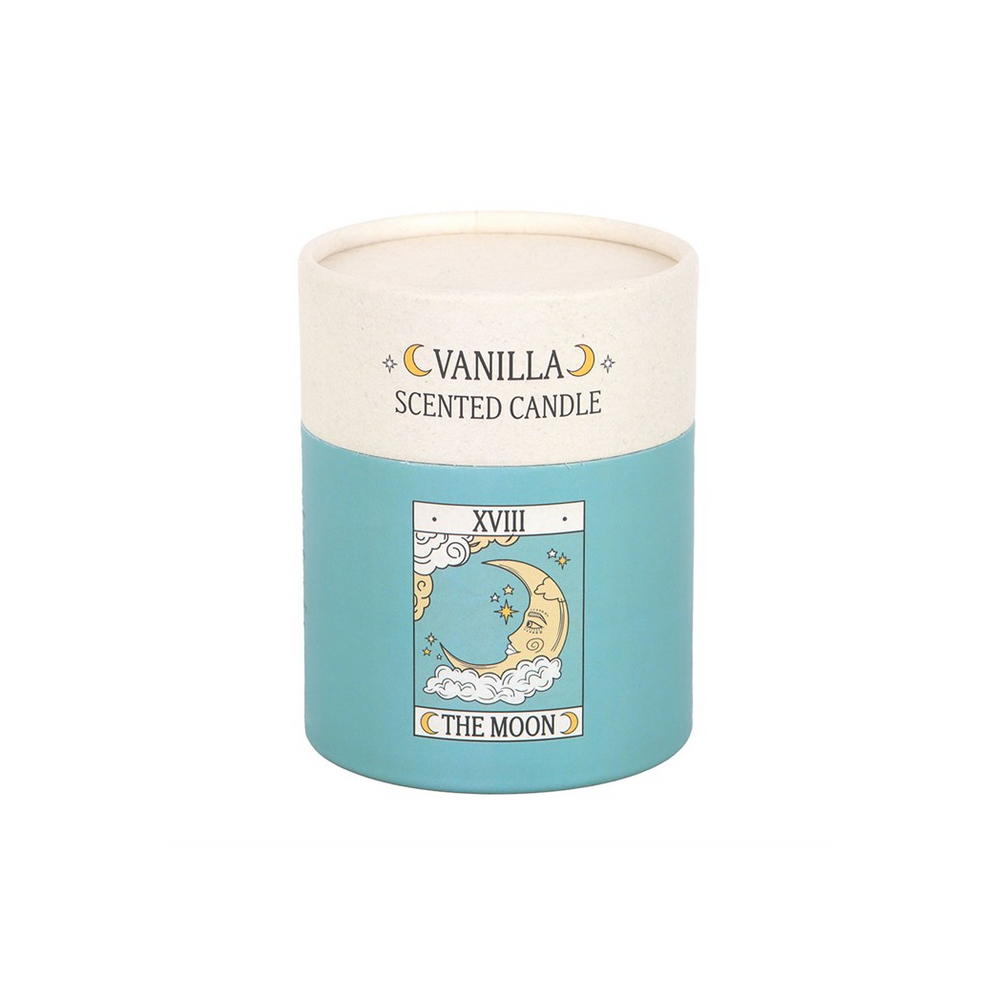 The Moon Vintage Tarot Vanilla Candle
